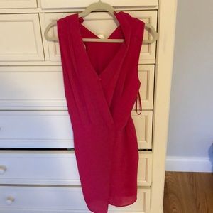 Hot pink dress